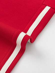 Balabala Tween Girl Two Pieces Outfit Set Cute Everyday Wear Spring 2026 - Red and White - View 6