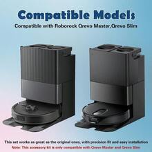 Accessories Set For Roborock Qrevo Master/Qrevo Slim Robot Vacuum Cleaner 2 Main Brush 4 HEPA Filters 4 Mop Pads 4 Side Brushes 6 Dust Bags 1 Cleaning Brush - QrevoMasterblack - View 3