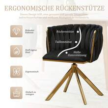 Dining Chairs - Black - View 3