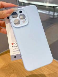 5pcs Candy Color Soft Silicone-Like Texture Solid Color Phone Case, Compatible With IPhone 17/17 Pro/17 Pro Max/16/16 Pro Max/15 XR/7/8/15 Pro Max/12 Pro Max/13 Pro Max/14 Pro Max/13/14/11/12/P14/P11/P12, Shockproof Soft Phone Cover - Multicolor - View 3