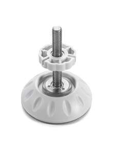 1Set Gate Wall Protector With Threaded Spindle Rods M10, Pressure Mounted Gate Extender Extension, Dog Gate Banister Adapter, Pet Gate Wall Cups Replacement Parts Hardware For Stairs - Multicolor - View 3