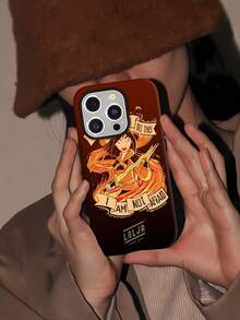 Funda artística Fire Spirit Warrior para Samsung, compatible con  17,  16 Pro Max,  15 Pro Max,  13 y  12. Fabricada en TPU, ofrece protección contra golpes y caídas. Es un regalo increíble para los amantes de la aventura, el empoderamiento y la fantasía, ideal para cumpleaños y ocasiones especiales. - Blanco - Ver 6