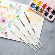 Memory Point Watercolour Brush 4 Pieces Set - Multicolor - View 2