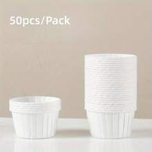 50 chiếc giấy lót bánh cupcake màu nâu, cốc nướng mini dùng một lần, khuôn bánh muffin để nướng bánh, tự làm món tráng miệng, đám cưới, tiệc mừng em bé, tiệc sinh nhật (màu nâu) Cốc nướng bánh Halloween/Giáng sinh, 50 chiếc giấy lót bánh cupcake màu trơn - Nhiều màu - Xem 13