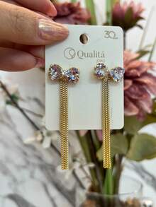 Gold Plated Earrings - Vàng - Xem 2