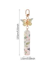 1PC Portable Mini Perfume Atomizer Spray Bottle Set – Refillable 5ml Travel Size Fragrance Dispenser For On-The-Go Touch-Ups With Gradient Butterfly Keychain Design – Ideal For Carrying Your Favorite Scents In Purses, Pockets, Gym Bags, And During Travel Or Shopping Trips – Leakproof, Easy To Fill, And Perfect For Parties & Everyday Use - 彩色 - 查看 10