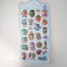 山海景系列可爱卡通贴纸，剪贴簿水钻贴纸，水杯贴纸 - 彩色 - 查看 4