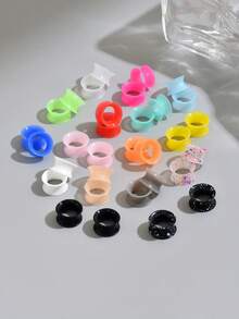9mm Thin Flared Silicone Ear Gauges, Punk Style Ear Piercing Jewelry, Minimalist Fashion Ear Plugs