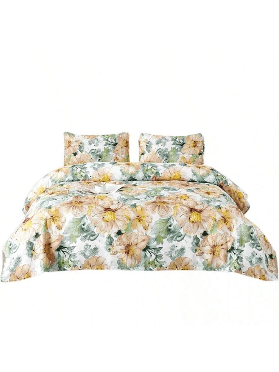 Set de Sabanas de GB Diseño Floreado de alta durabilidad de 180cm*200cm
