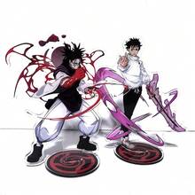 1pc Anime Acrylic Standee Figure, Keychain Pendant Accessory Hanging Decor, Character Standee Desk Ornament For Gojo, Yuji, Megumi, Geto, Yuta, Choso, Mahito, Toji, Aoi, Nanami, Nobara, Suitable For Men And Women, Birthday, Holiday Gift, Desk, Computer, Workbench - 彩色 - 查看 3