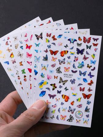 JKNART 美甲贴纸，自粘美甲装饰品，女士和女孩美甲配件