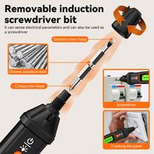 POROMETISTO VT06 Smart Sensing Tester Is A Multi-Functional, Intelligent Electrical Tool Designed For Professional Electricians And DIY Enthusiasts, Suitable For Various Scenarios Including Home Electrical Maintenance, Car Battery Testing, Circuit Connectivity Inspection, And Industrial Electrical Detection. It Automatically Powers Off After 5 Minutes Of Inactivity To Extend Battery Life, Making It Convenient For Users. - Black - View 5