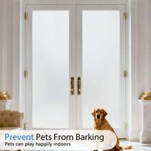 1卷磨砂玻璃窗膜，浴室窗户隐私膜 - 自粘式，防紫外线隔热窗贴，适用于家庭和办公室 - 白色 - 查看 7