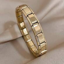 Vòng tay co giãn bằng thép không gỉ 9mm, dây xích kiểu Ý, hạt có thể tháo rời, bán sỉ để làm trang sức, đồ dùng học tập. - Vòng đeo tay - Xem 6
