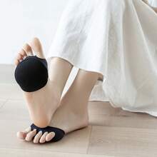 2双装五趾前脚掌垫，女士高跟鞋半鞋垫，减震，袜子趾垫按摩趾垫 - 彩色 - 查看 4