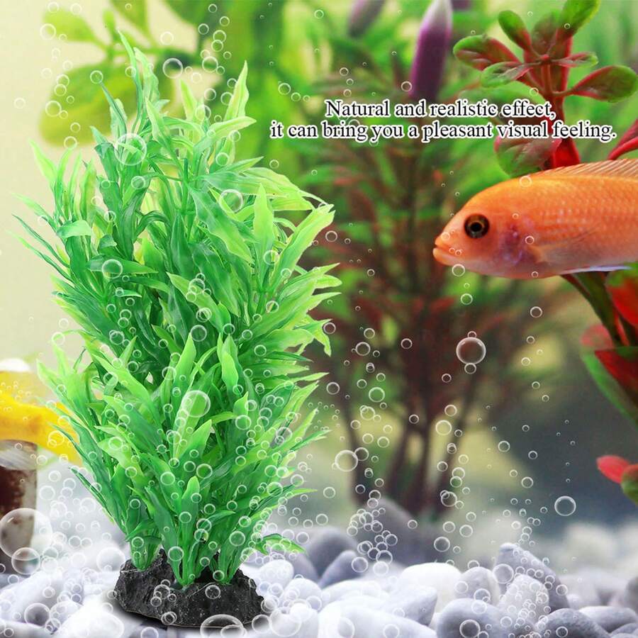 Künstliche grüne Wasserpflanzen für die Aquariumdekoration – Realistische Unterwasserlandschaftssimulation für Aquarien