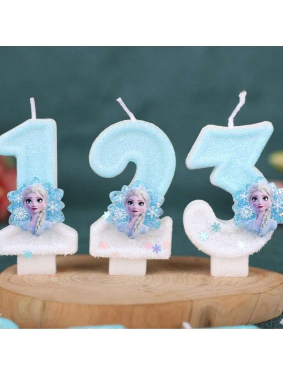 Cute Birthday Candles, Party Atmosphere Candles, Birthday Party Gifts, 0-9 Number Birthday Candles. - Multicolor - View 1