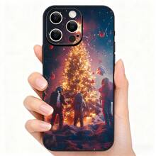 Una funda creativa para teléfonos  y . Funda de Teléfono Personalizada de Trineo de Navidad Compatible con  17 Air 17 16e 78 X RX SX 11 12 13 14 15 16 Pro Pro Max Plus a Prueba de Golpes Protección Completa Regalo de Navidad - (Un color) 1 unidad por paquete - Ver 2
