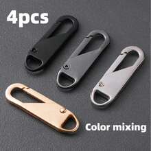 4pcs Alloy Zipper Repair Accessories - Quick Repair Of Damaged Zippers On Suitcases, Bags, Pouches, Clothes And Other Items, With Easy-To-Install Zipper Clasps - Multicolor - View 11