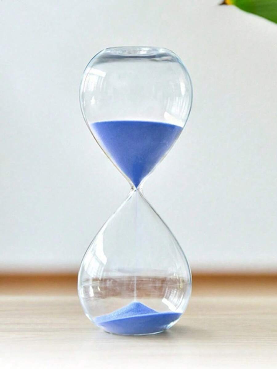 Cronômetro de 5 minutos, vidro transparente, várias opções de areia fina colorida, decoração de mesa para sala de estar, quarto, escritório e sala de estudos.