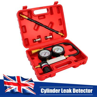 Engine Cylinder Leak Down Tester Extension Rod Compression Leakage Detector Kit