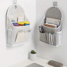 1 pieza Bolsa de almacenamiento multiusos montada en la pared, bolsa organizadora multiusos, bolsa de almacenamiento montada en la pared para el dormitorio, bolsa organizadora de varios usos, bolsa colgante de almacenamiento para el armario, almacenamiento de muebles para el hogar, puede almacenar vestidos, pantalones, zapatos, vaqueros, botas, faldas, adecuado para el dormitorio, organización de almacenamiento, almacenamiento en el hogar, camisetas blancas, pantalones negros, ropa de invierno para mujer, vestidos