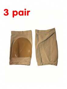 3 Pairs Heel Protection Socks, Moisturizing Anti-Cracking Care, Massage Smooth, Suitable For Outdoor Sports, Travel, Home, Office, School Wear Ankle Socks