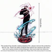 1pc Anime Acrylic Standee Figure, Keychain Pendant Accessory Hanging Decor, Character Standee Desk Ornament For Gojo, Yuji, Megumi, Geto, Yuta, Choso, Mahito, Toji, Aoi, Nanami, Nobara, Suitable For Men And Women, Birthday, Holiday Gift, Desk, Computer, Workbench - 彩色 - 查看 11