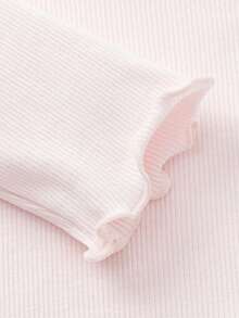 Balabala 2-6Y Girls' Soft Cotton Long Sleeve T-Shirt, Cute Pattern, Spring/Autumn - Pink - View 10