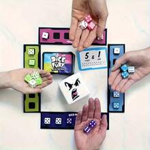 Ultimate Dice Rage Game Set! 24 Dice + 80 Wild Cards + Giant Dice, 5 Min Fast-Paced Party Game, Perfect For Game Nights & Travel With Friends - Multicolor - View 2