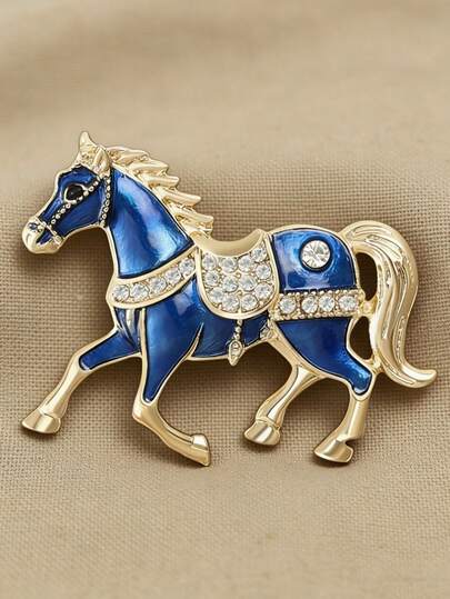 This Creative And Unique Women's Brooch Is Made Of Alloy And Enamel, Inlaid With Gemstone Teardrops And Teardrop-Shaped Diamonds, Showcasing An Elegant And Refined Style. It Is Both A Delicate Fashion Accessory And A Women's Jewelry Pin, With Hundreds Of Decorative Combinations. With A Graceful Palace-Style, It Is Suitable For Casual Daily Wear Or Party Dresses, A Luxurious And Exquisite Fashion Item. It Is Also Suitable For Girls' Gatherings, Birthday Parties, Or Vintage-Themed Evening Events.