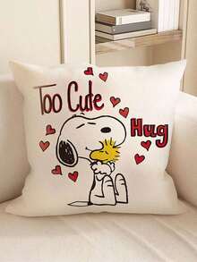 史努比卡通动漫抱枕，宿舍装饰，卧室床头板，客厅沙发靠垫，抱枕，房间靠垫，学生节礼物，史努比卡通动漫抱枕套，可爱抱枕，卡通靠垫，沙发靠垫套，家居抱枕，客厅沙发靠背，装饰性方形床头抱枕，生日派对装饰品，聚会时赠送亲朋好友的小礼物 - 彩色 - 查看 13