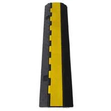 2 Channel Cable Protector Ramp 22000 Lbs Load TPU Wire Cable Cover Ramp - Multicolor - View 6