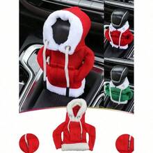 1pc Christmas Car Gear Shift Cover Decorative Hoodie, Santa Claus Mini Hoodie Sweatshirt For Car Interior Decor, Suitable For Christmas, Wedding, Party, Holiday Events, Car Accessory, Christmas Gift,Christmas - Multicolor - View 1