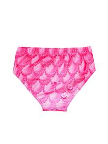 3pcs Young Girl Mermaid Tail Bikini Set With Mesh Cover Up, Bikini Set Performance Summer Beach - Đỏ - Xem 7