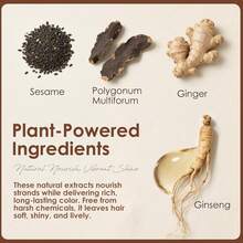 Champú 3 en 1 para teñir el cabello, tinte castaño, 500 ml (16.9 onzas líquidas), champú semipermanente para teñir el cabello, duración de 30 días (castaño dorado) - Marrón dorado - Ver 4