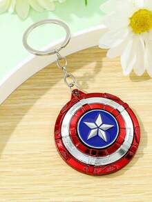 Disney 1 pieza Llavero de aleación de zinc con superhéroe, llavero de aleación de zinc con Stormbreaker y el martillo de Thor, estiloso y único, colgante decorativo para bolso de los Vengadores, adecuado para uso diario o como regalo.