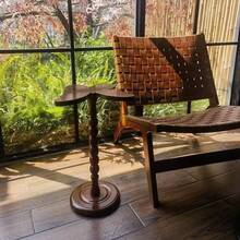 1pc New Fashionable Side Table, Luxury Desk, Vintage European, American And Middle Eastern Style Coffee Table, Balcony Table, Mini Coffee Table, Home Table - Multicolor - View 8