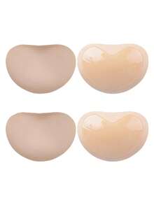 2Pairs Sticky Bra Inserts,Snowy Sticky Bra Inserts,Sticky Bra Push Up, Self Adhesive Pads Ultra Instant Lift Bra, Push Up Bikini Pads For Sports Bra Swimsuit. - 彩色 - 查看 14