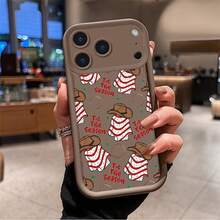 1pc Fashion Trendiphone17phone Case16 All-Includedpromax Refreshing/Plus/15/11 Christmas Tree Soft Sleeve/12 Plastic Skin Feel Tpu/13 Internet Celebrity Interactive Text/14 Candy Color/Appleair - HeavenlyEyeStaircasecowboybrown68WE - View 3