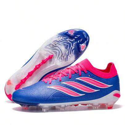 New Football Boots With Studs Recommended For Teenagers, Students, And Adults. Low-Cut Design, Long Studs, Anti-Slip, Grip Suitable For School, Matches, And Training.