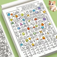 1000+ Hidden Objects Coloring Book For Adults - Interactive Find And Color Game Book, Birthday/Christmas Gift - one-size - View 8