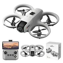 AXNEN Drone I1 PRO con doppia fotocamera e luci LED colorate - Atterraggio con un solo pulsante, evitamento intelligente degli ostacoli, hovering con flusso ottico, capovolgimento a 360°, adatto per principianti - Confezione regalo per Ognissanti e Natale - Multicolore - Visualizzare 13