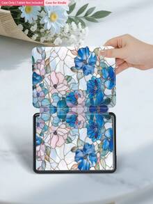 Casing Pelindung Kindle yang stylish ini memiliki pola bunga yang indah dan kompatibel dengan Kindle generasi ke-10, ke-11, dan ke-12, Clara 2E, Libra Colour 2024 Reading Stand, serta cocok untuk Kindle Paperwhite 5, 6.8 inci dengan casing pelindung stand. Ini adalah pilihan hadiah yang sangat baik, tahan sidik jari, tahan lama, dan memiliki sampul bercetak warna-warni, menjadikannya pilihan ideal untuk membaca sebelum tidur, ringan dan mudah digunakan, serta hadiah yang romantis. - Biru - View 8