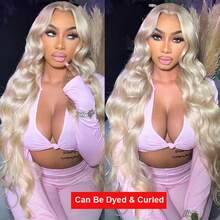 Uveous 30 Inch 13x4 613 Straight Wigs 613 Honey Blonde Lace Front Human Hair Wigs 200 Density 13x4 Brazilian Virgin Hair Preplucked With Baby Hair  13x6 613 Color Lace Frontal Wigs For Women - S613 - 查看 5