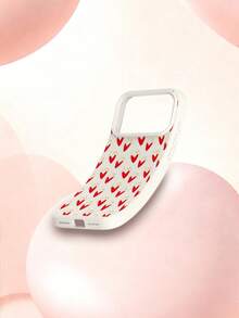 1个心形图案液态硅胶防震手机壳，适合作为节日礼物，兼容苹果Xs/Xsmax/Xr/11/12/13/14/15/16pro/Promax/14/15/16plus/17，男女通用 - 彩色 - 查看 5