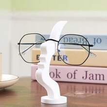 Eyeglass Stand Glasses Rack Bar Shape Abstract Human Face Funny Creative Funny 3D Printing Ornaments Suitable For Headphones, Keys, Game Controllers And Other Items Bracket Ornaments - Multicolor - View 7