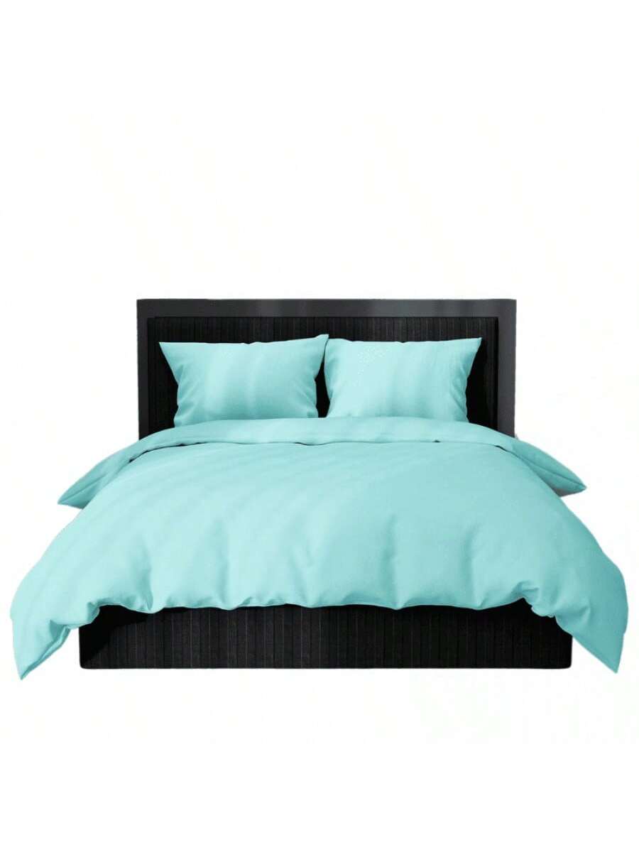 Kit de funda nórdica monocromática GB Color Azul Menta de alta durabilidad de 220cm*220cm