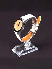 1pc Genuine Leather Watch Storage Box, Watch Display Case, Jewelry Organizer Box, Suitable For Valentine's Day, Sunny Travel, Cool Back To School Season - Black - View 15