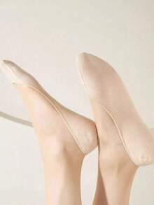 Ultra Low-Cut Boat Leg Warmers, Women's Seamless Design, High Heel Invisible Leg Warmers, Summer Silicone Non-Slip Short Sock Liners - Multicolor - View 3